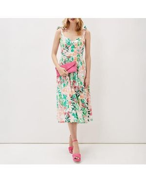 Phase Eight Joyce Printed Dress - Green