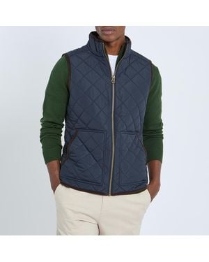 Joules Maynard Quilted Gilet - Blue