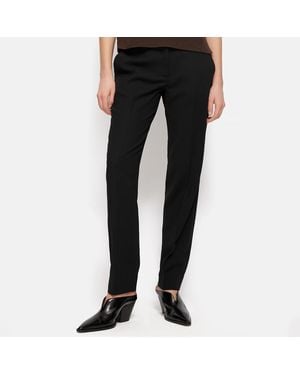 Jigsaw Fluid Twill Palmer Trousers - Black