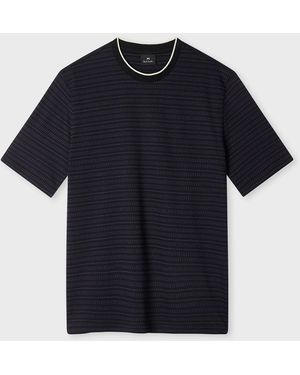 Paul Smith Patterned T-Shirt - Black