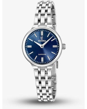 Festina Ladies Mademoiselle Dark Dial Watch F20744/5 - Blue