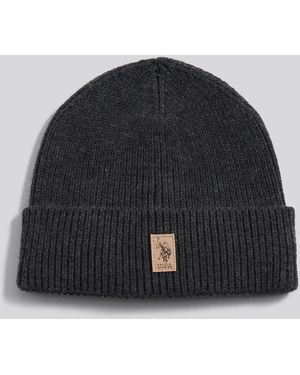 U.S. POLO ASSN. Signature Dhm Knit Beanie - Black