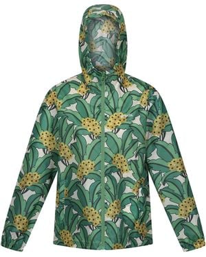 Regatta Waterproof Jacket Orla Kiely Polyester - Green