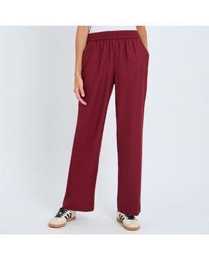 GANT 4150281 Relaxed Pull On Trousers - Red