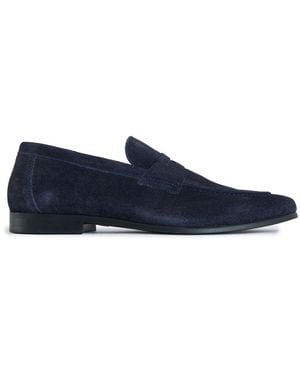Sole Trader Liam Loafer Shoes - Blue
