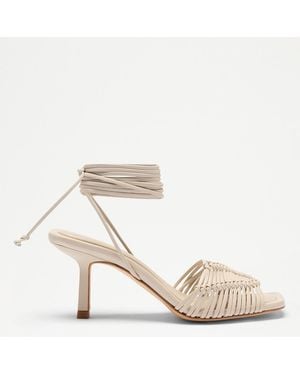 Russell & Bromley Off Angelbank Heeled Sandal - Natural