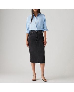 Levi's Denim Midi Skirt - Black