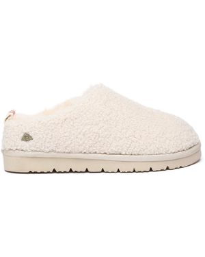 EVER AU Snipe Plush Ankle Slippers - Pink