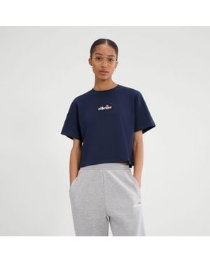 Ellesse Silinto 2 Cropped Tee - Blue