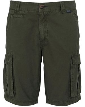 Regatta Cargo Shorts Shorebay Ii Cotton Dark Khaki - Green
