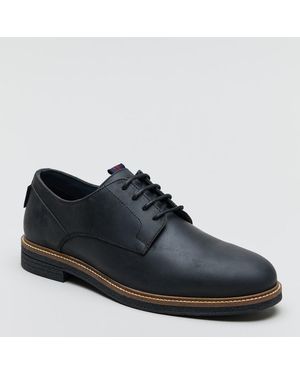 Ben Sherman Leather Walker Derby Shoe - Blue
