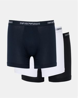 Emporio Armani Dark Briefs - Blue