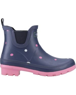 Cotswold Clarence Ankle Wellingtons - Blue