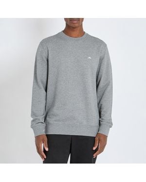 J.Lindeberg Logo Crew Neck Sweatshirt - Grey