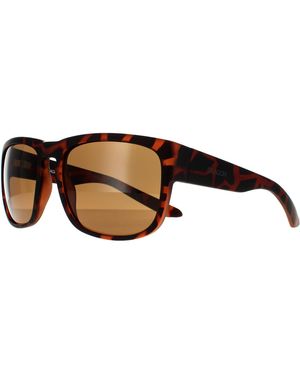 Dragon Square Matte Tortoise Bronze Sunglasses - Brown