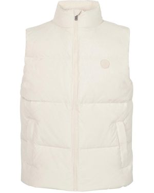 J.O.T.T Nagano Down High Neck Gilet Plain - White
