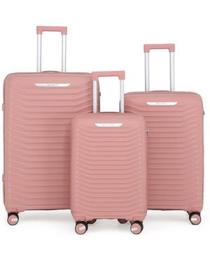 Infinity Luggage Hard Shell Suitcase Tsa Suitcases - Pink