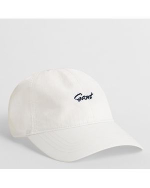 GANT Small Graphic Cap - White