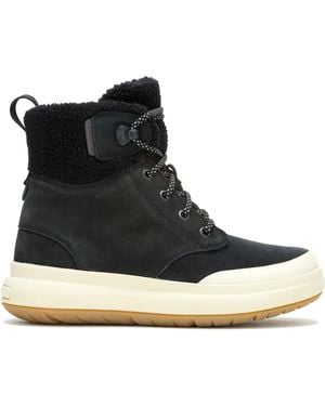 Merrell Marquette Thermo Waterproof Faux Shearling Lined Boot - Black