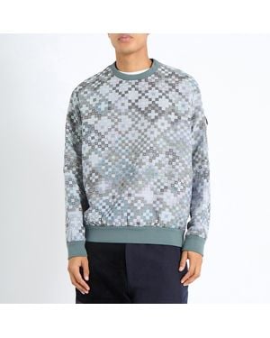 Emporio Armani Jacquard Jumper - Blue