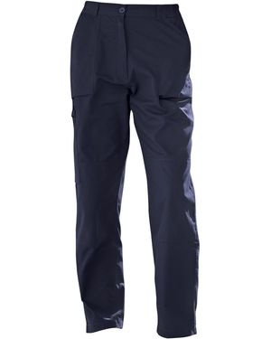Regatta Ladies New Action Water Repellent Trousers - Blue
