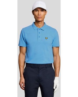 Lyle & Scott Technical Polo Shirt - Blue
