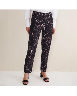 Phase Eight Ramona Zebra Jeans - Black