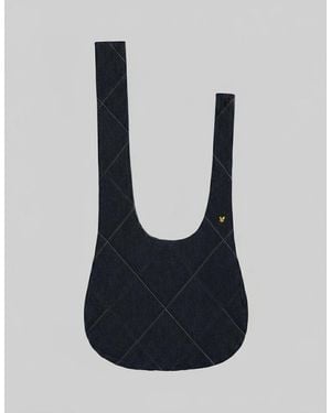 Lyle & Scott Denim Tote Bag - Blue