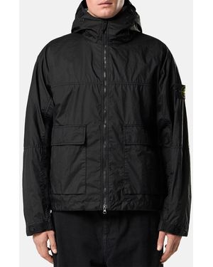 Stone Island Zip Through Jacket - Black