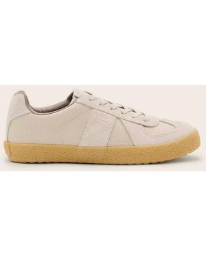 AllSaints Ecru Jaimee Low Top Trainers - Natural