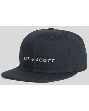 Lyle & Scott Script Logo Baseball Cap - Blue