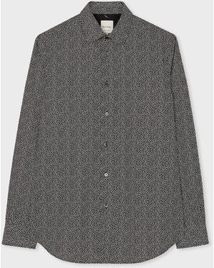 Paul Smith Dark Casual Fit Shirt - Grey