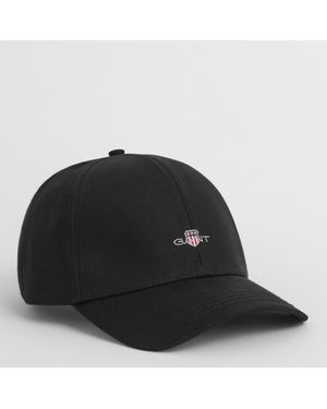 GANT High Shield Cotton Twill Cap - Black
