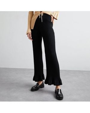By Malene Birger Kenzie Knit Trousers - Black