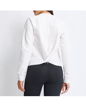 Under Armour Recovery Fleece Crewneck - White