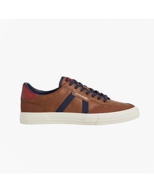 Jack & Jones Tan Morden Low Top Trainers - Brown