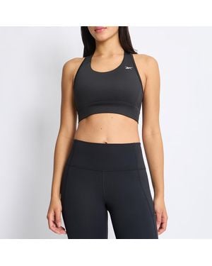 Reebok Id Train High Support Sports Bra - Black