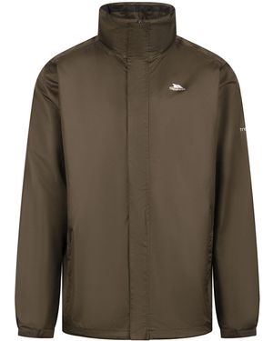 Trespass Waterproof Jacket Fraser Ii Polyester Dark Vine - Green