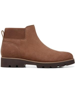 Vionic Suede Brionie Ankle Boots - Brown