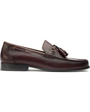 Simon Carter Triceratops Loafer Shoes - Brown