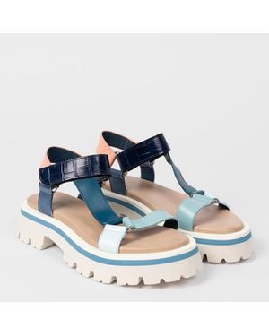 Paul Smith Eisley Track Sole Sandals - Blue