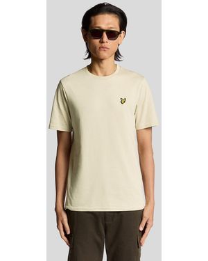 Lyle & Scott Cotton Crew Neck T-Shirt - Natural