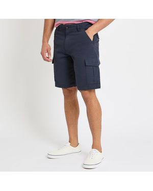 Crew Cotton Cargo Shorts - Blue