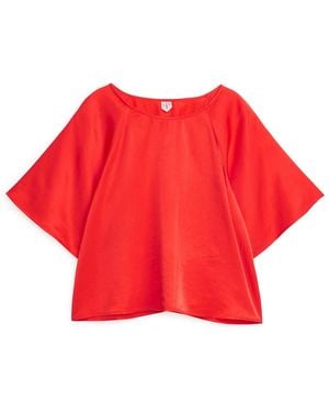 ARKET Cotton Blend Top - Red