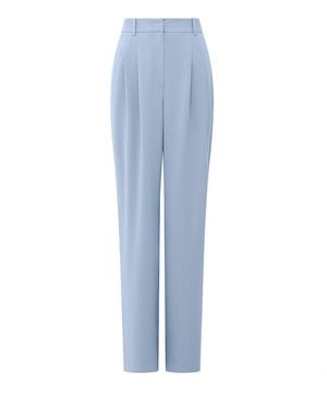 French Connection Cashmere Tailored Trousers - Blue