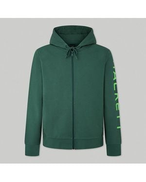 Hackett Essential Stretch Cotton Hoodie - Green