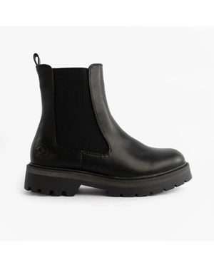 Rieker 91580-00 Heeled Chelsea Boots - Black
