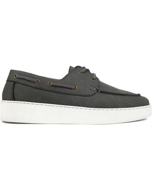 V.Gan Vegan Oca Boat Shoe Shoes - Black