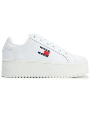 Tommy Hilfiger Tjw Retro Basket Trainers - White