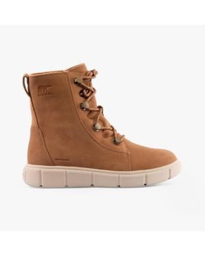 Sorel Explorer Iii Joan Ankle Flat Ankle Boots - Brown